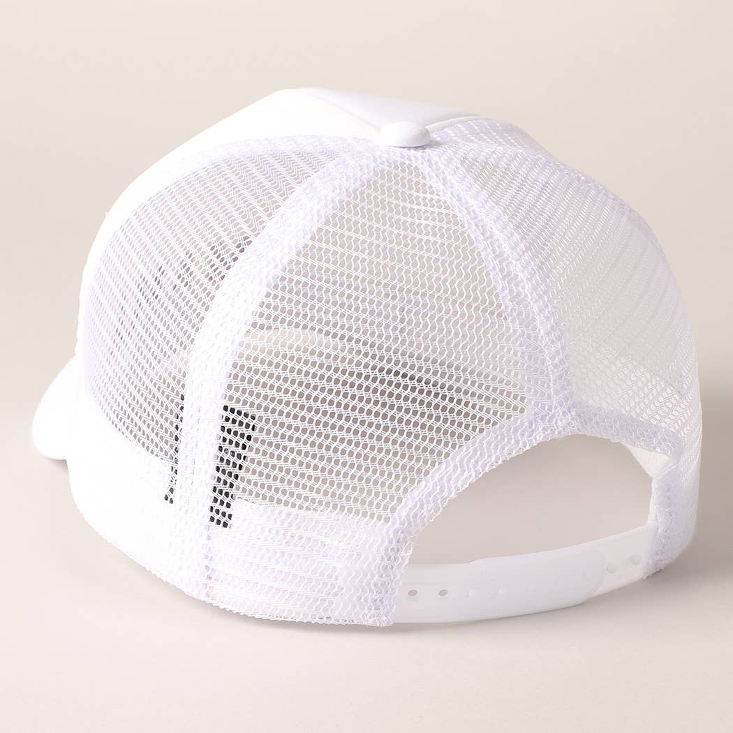 Mama Embroidered Trucker