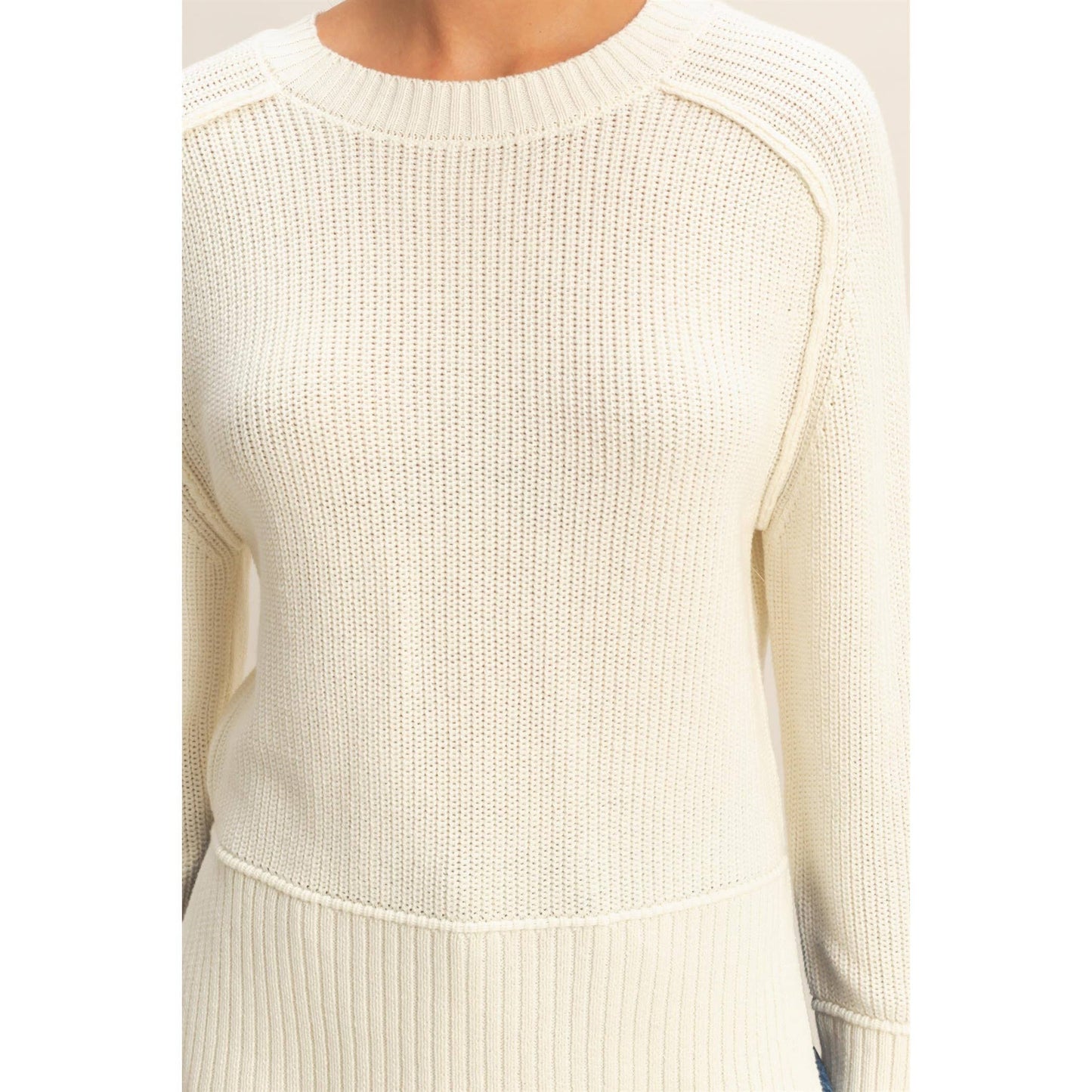 Chiara Side Slit Sweater