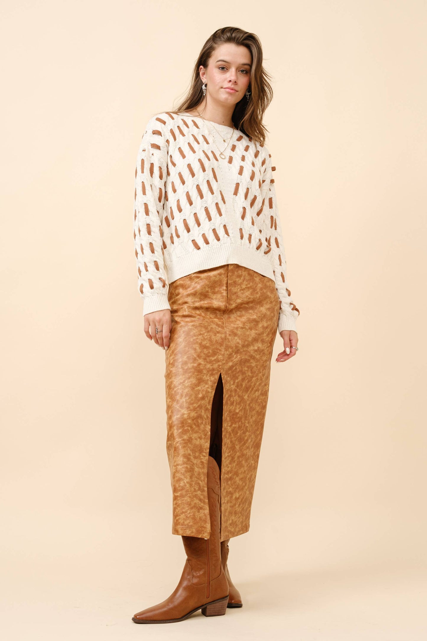 Ribbon Loop Sweater