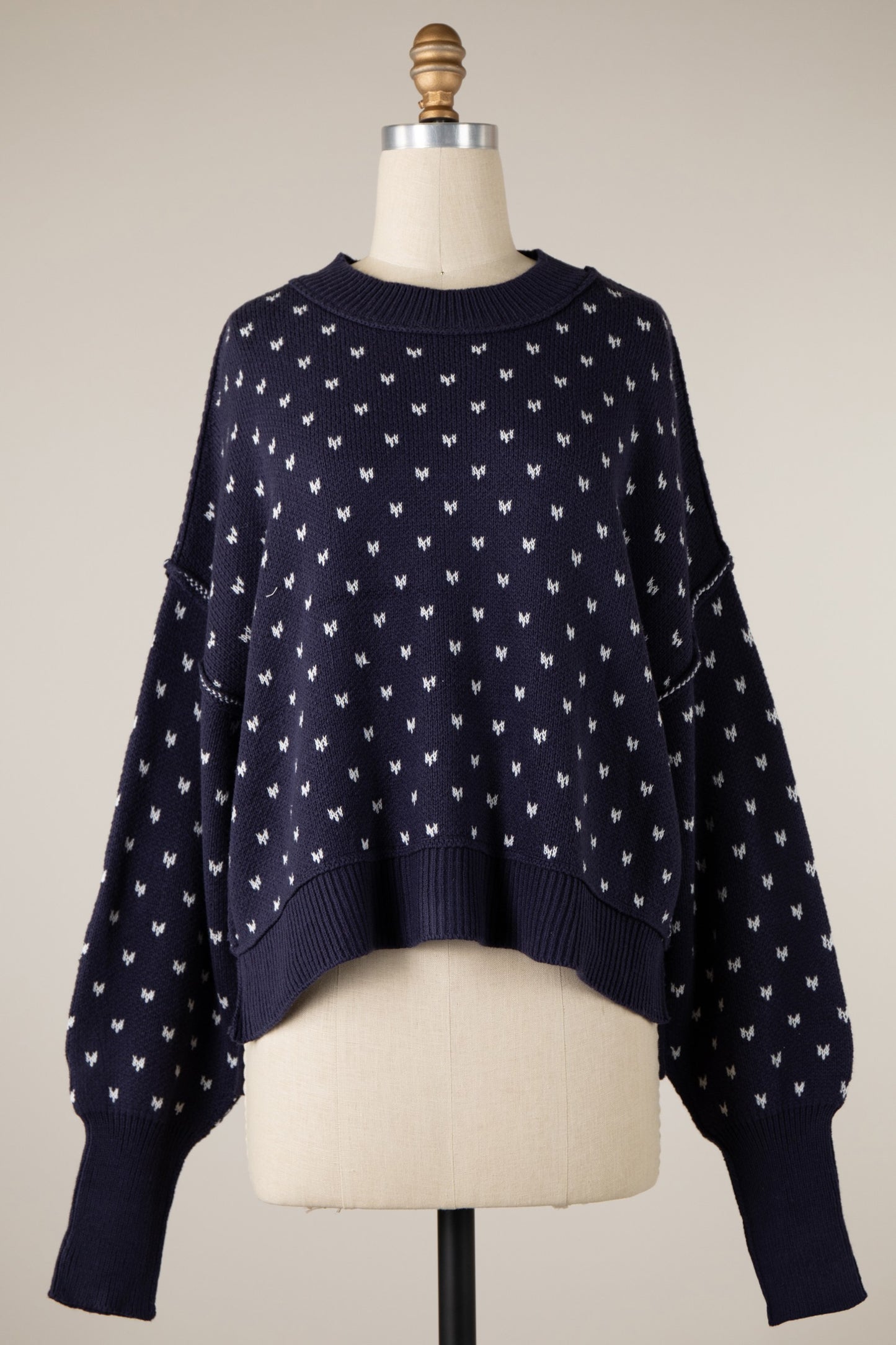 Mini Hearts Sweater