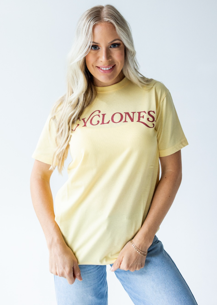Cyclone Script Tee
