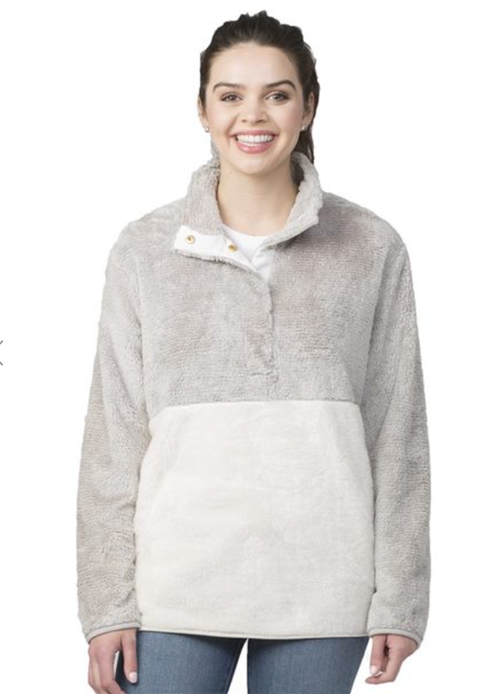 Cuddle Weather Colorblock Fleece Pullover