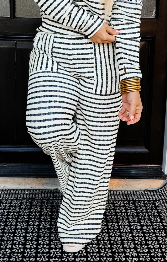 Catching Flights Striped Pant