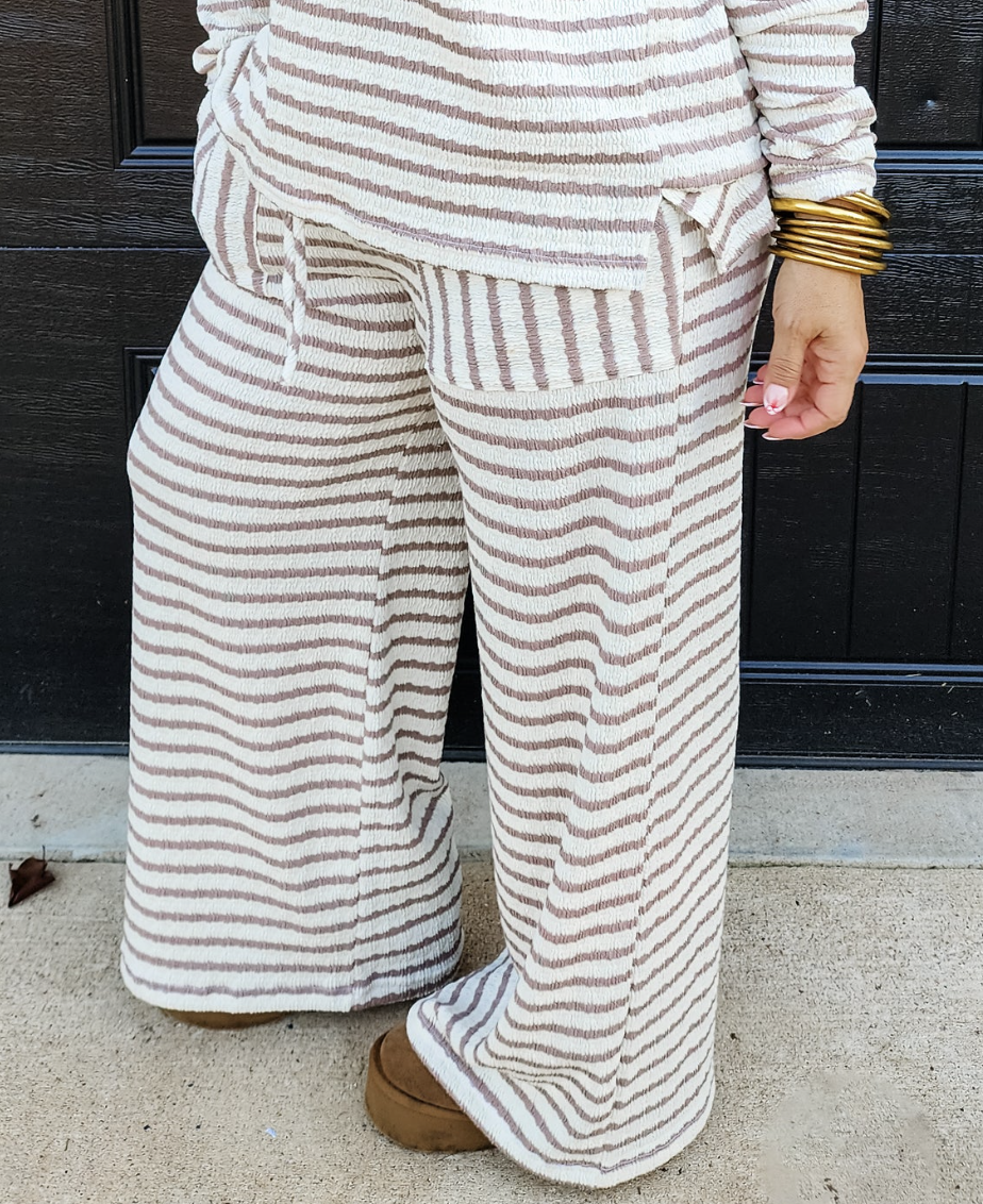 Catching Flights Striped Pant