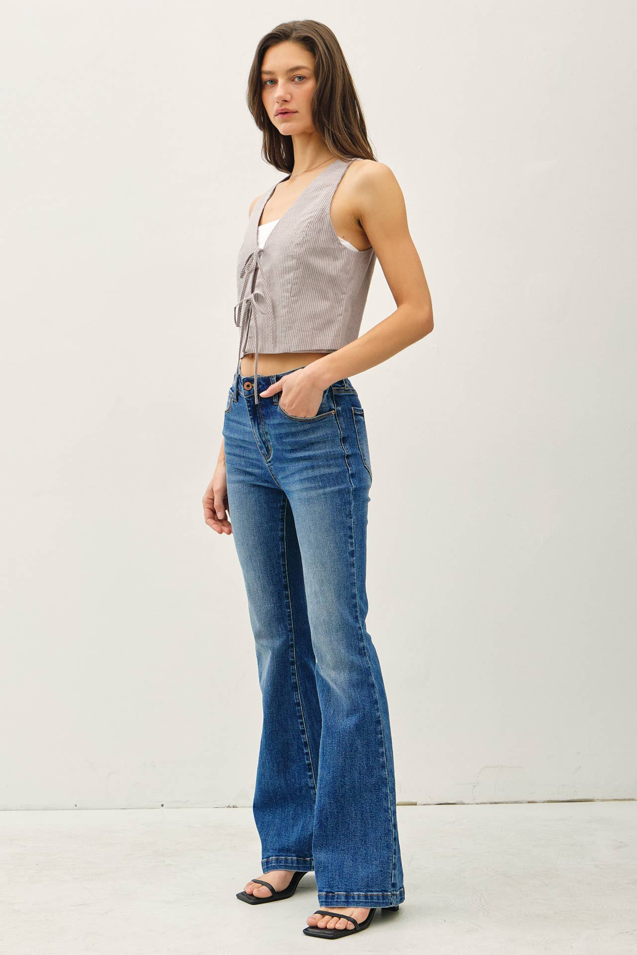 Pinny Striped Vest