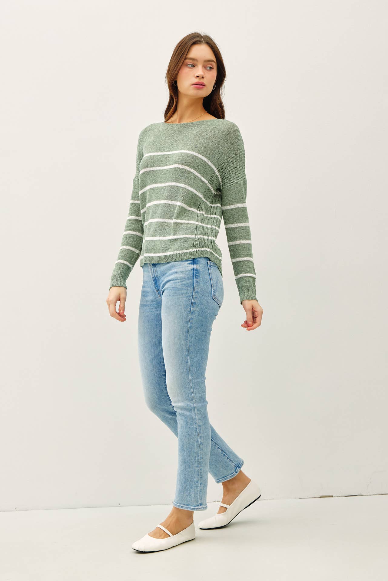 Spring Striped Pullover