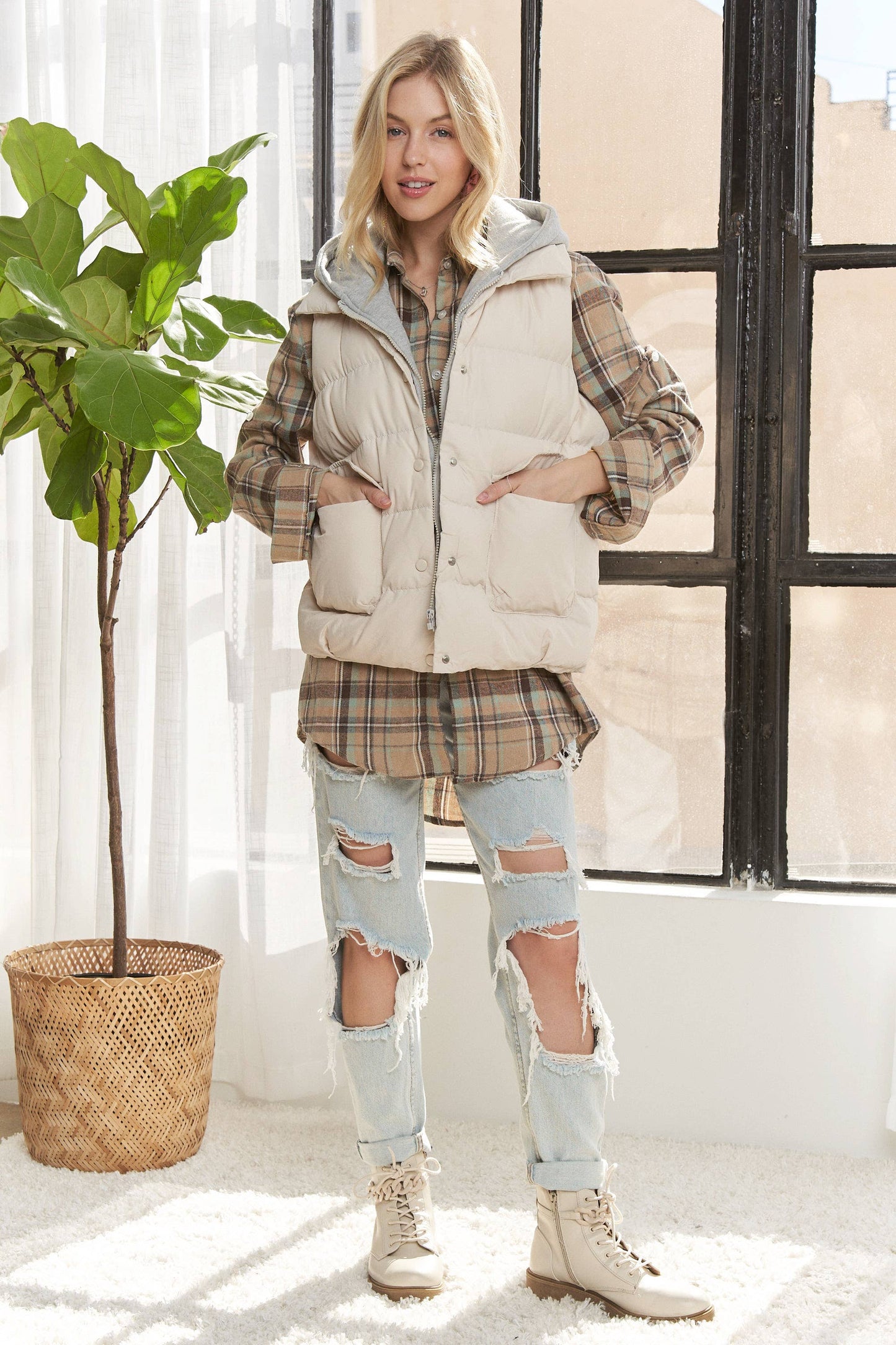 Warm Winter Wishes Hooded Vest