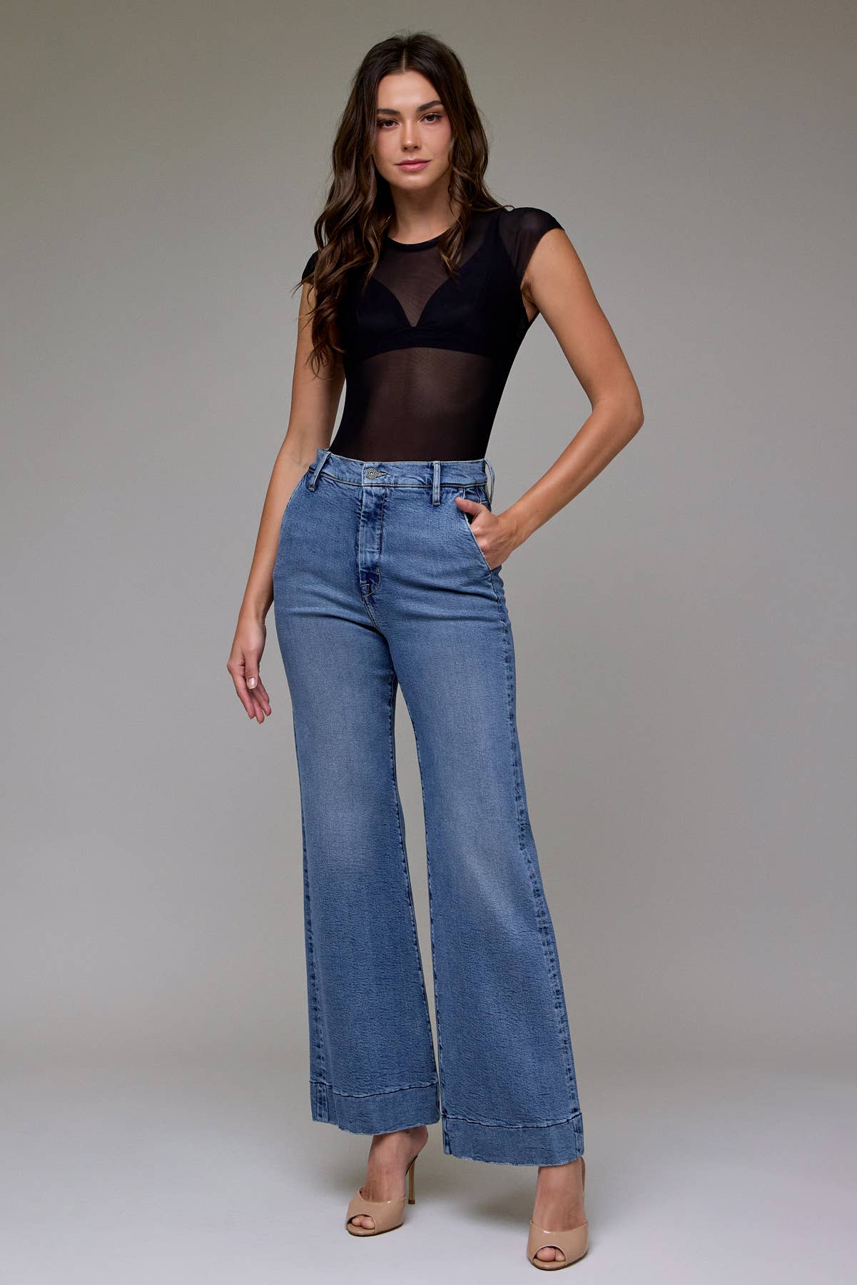 Carley Dark Wash High Rise Jean