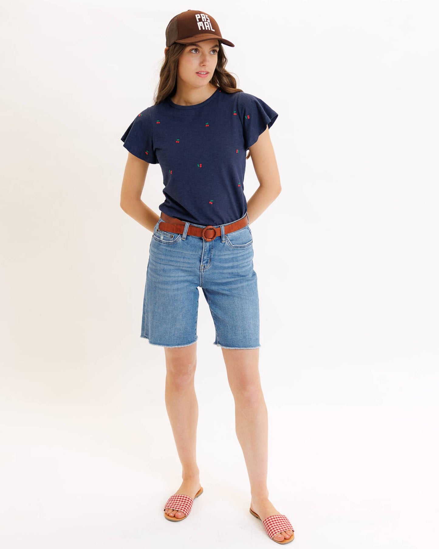 Cherry Pickin Flutter Top