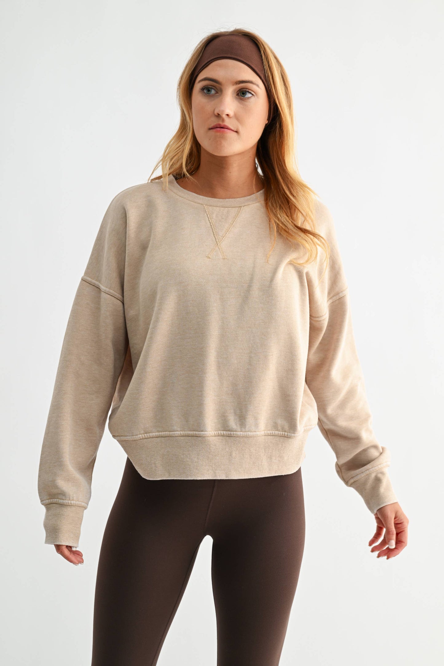 Burned Out Crewneck Sweater