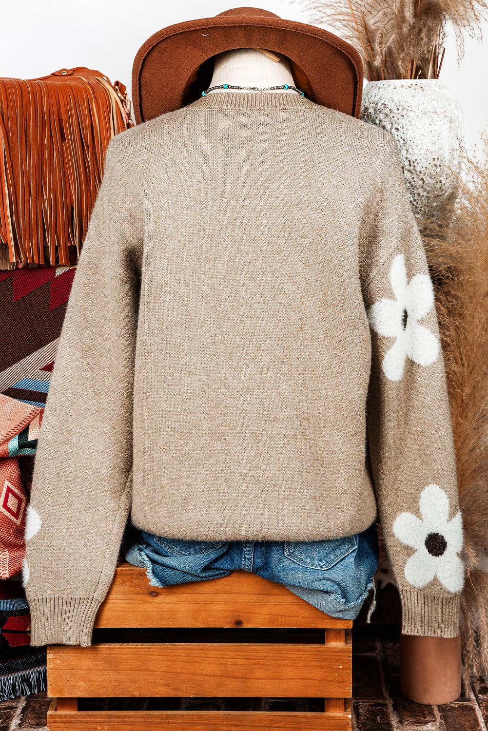 Floral Field Sweater
