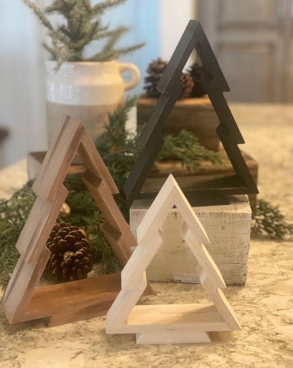 Brown Hollow Christmas Tree