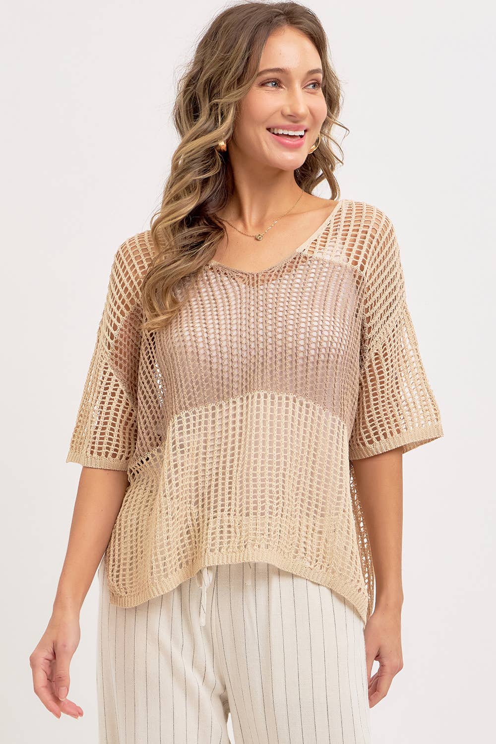 Beautifully Beige Top