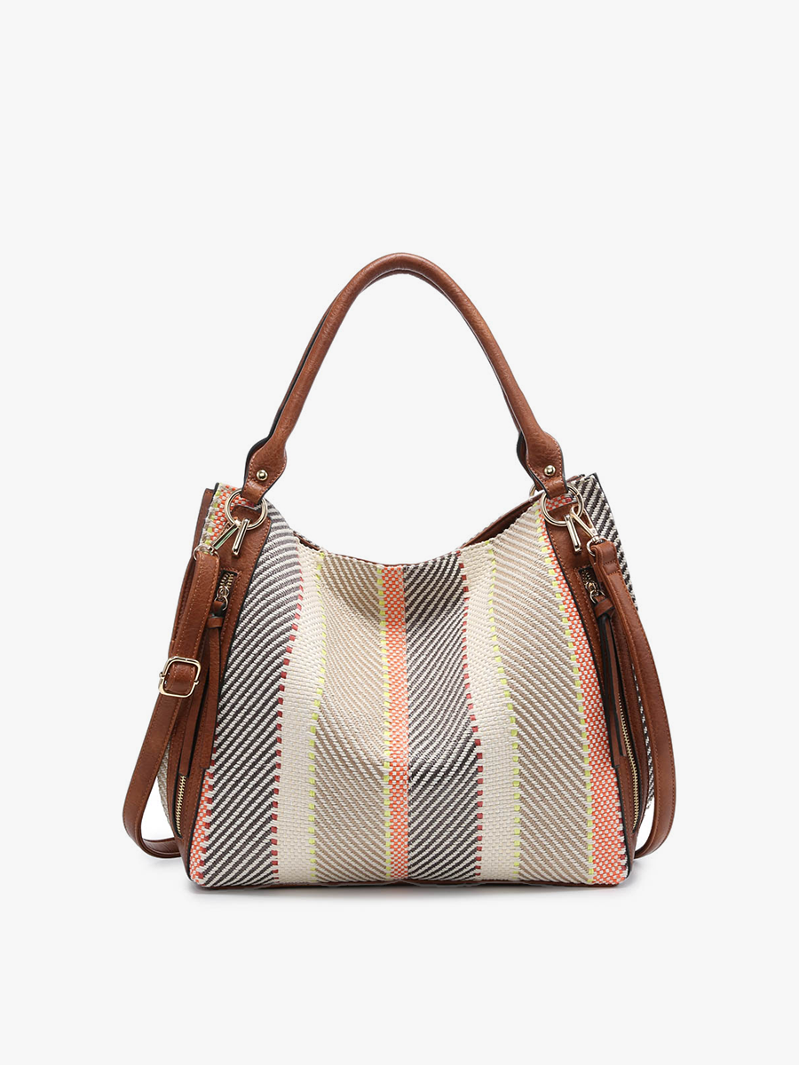 Connor Striped Tote