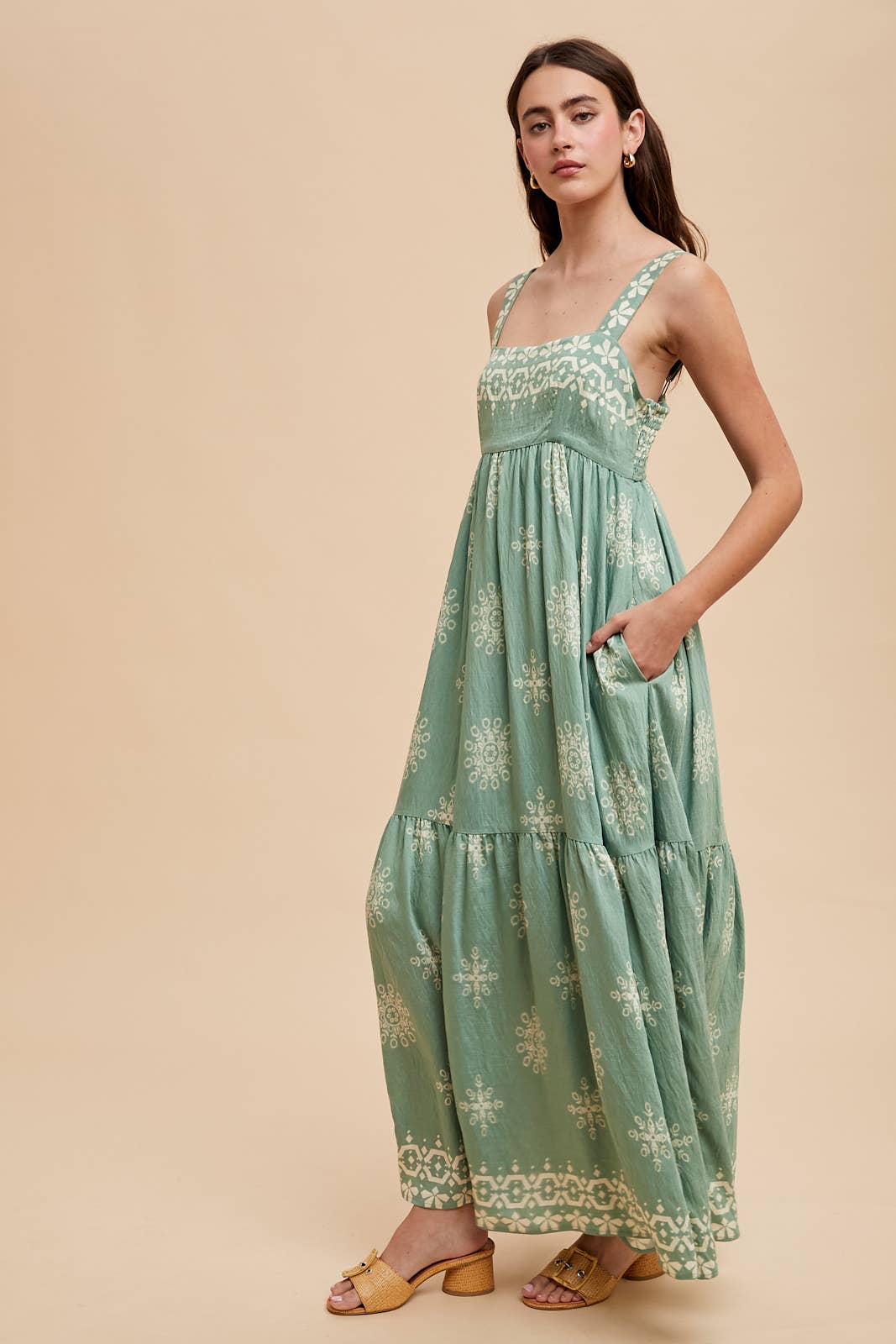 On the Border Maxi Dress