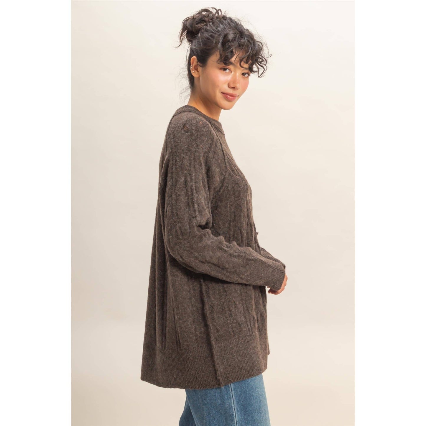 Cabin Fever Cable Knit Sweater