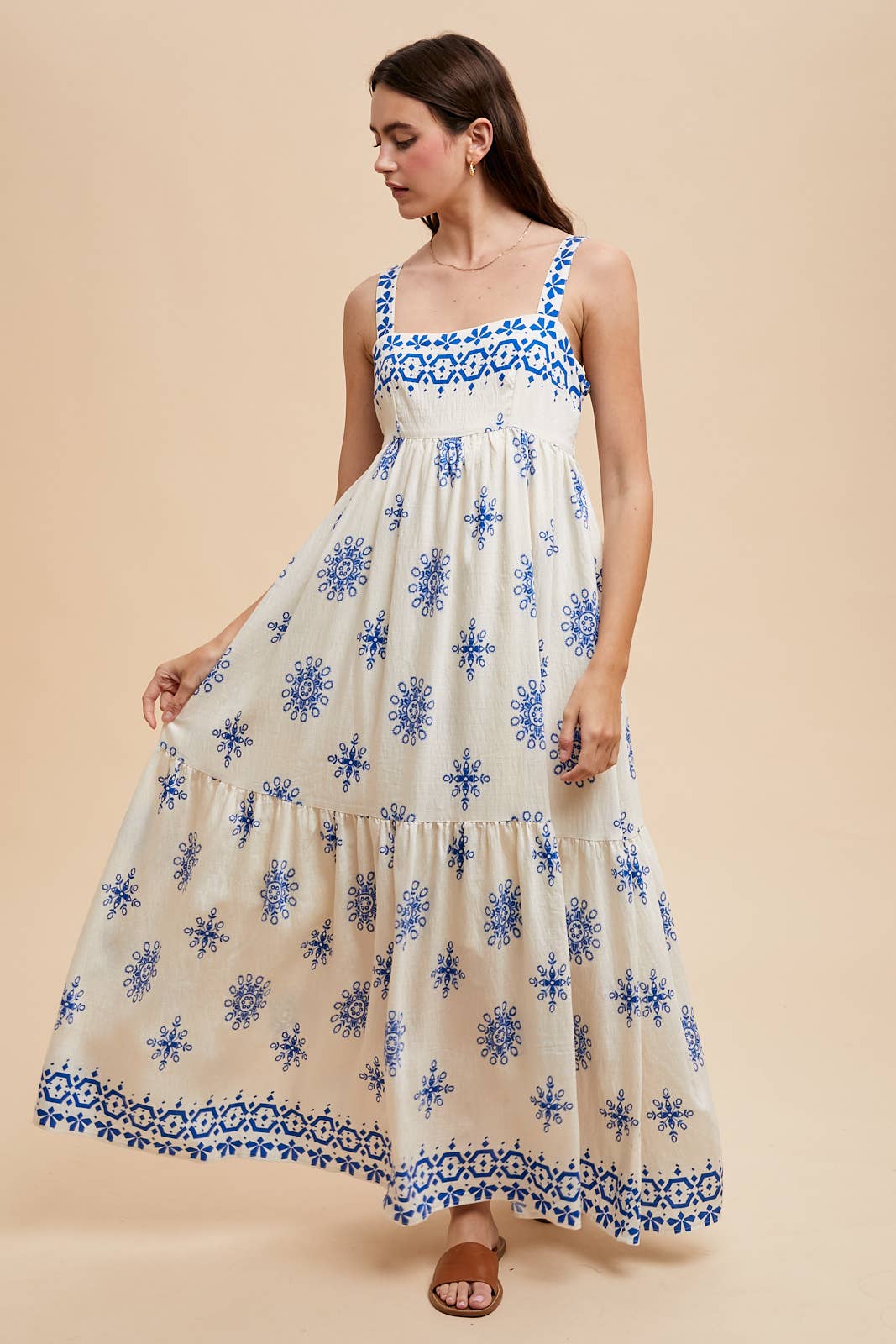 On the Border Maxi Dress