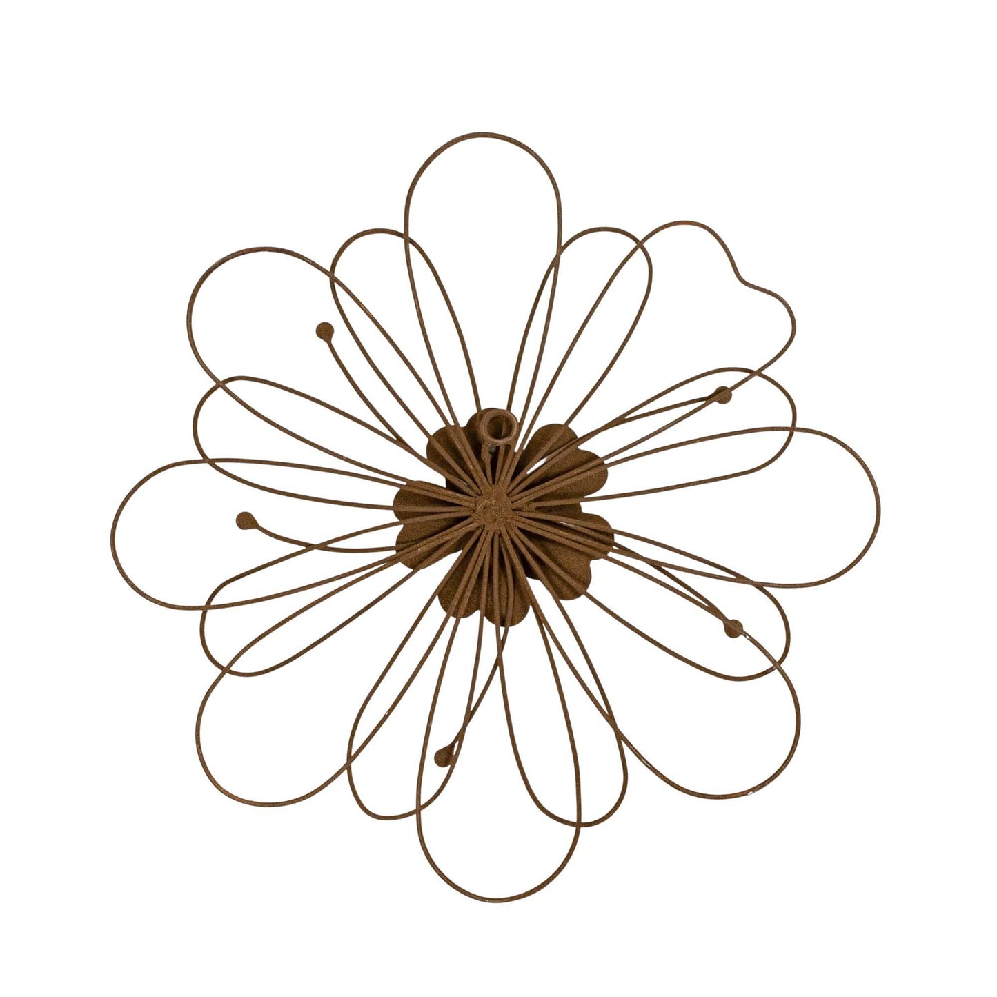 Poppy Metal Wall Flower
