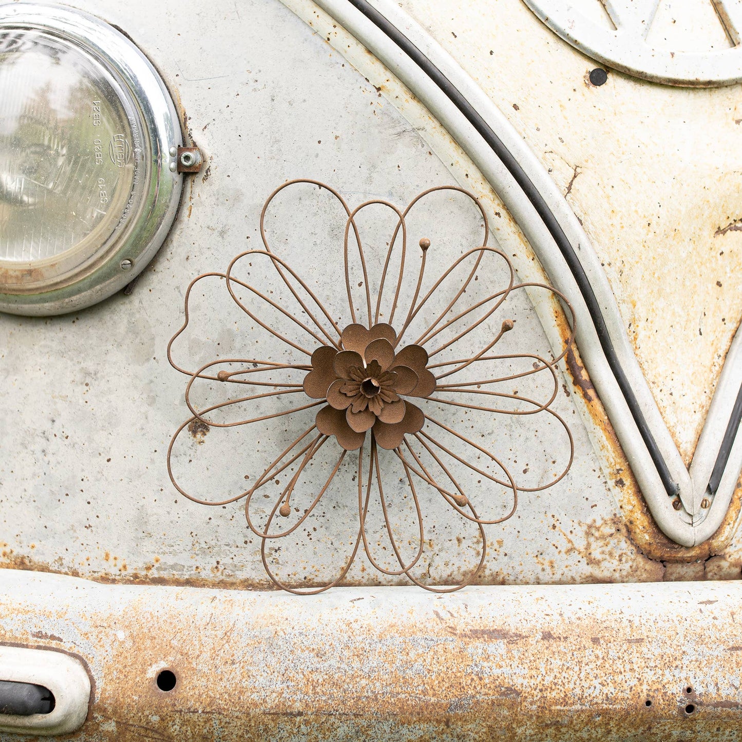 Poppy Metal Wall Flower