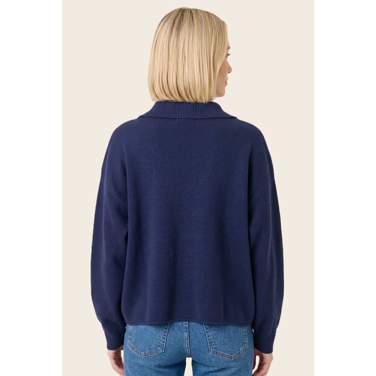 Mock Mockneck Zip Sweater
