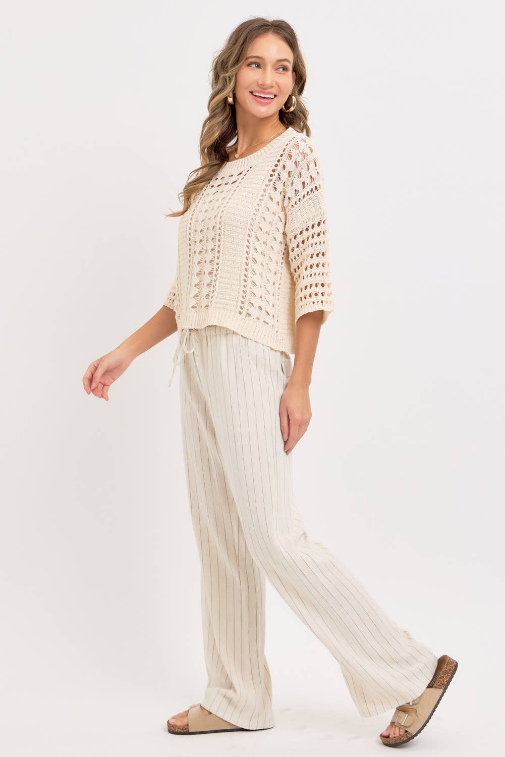 Walk the Line Linen Pant