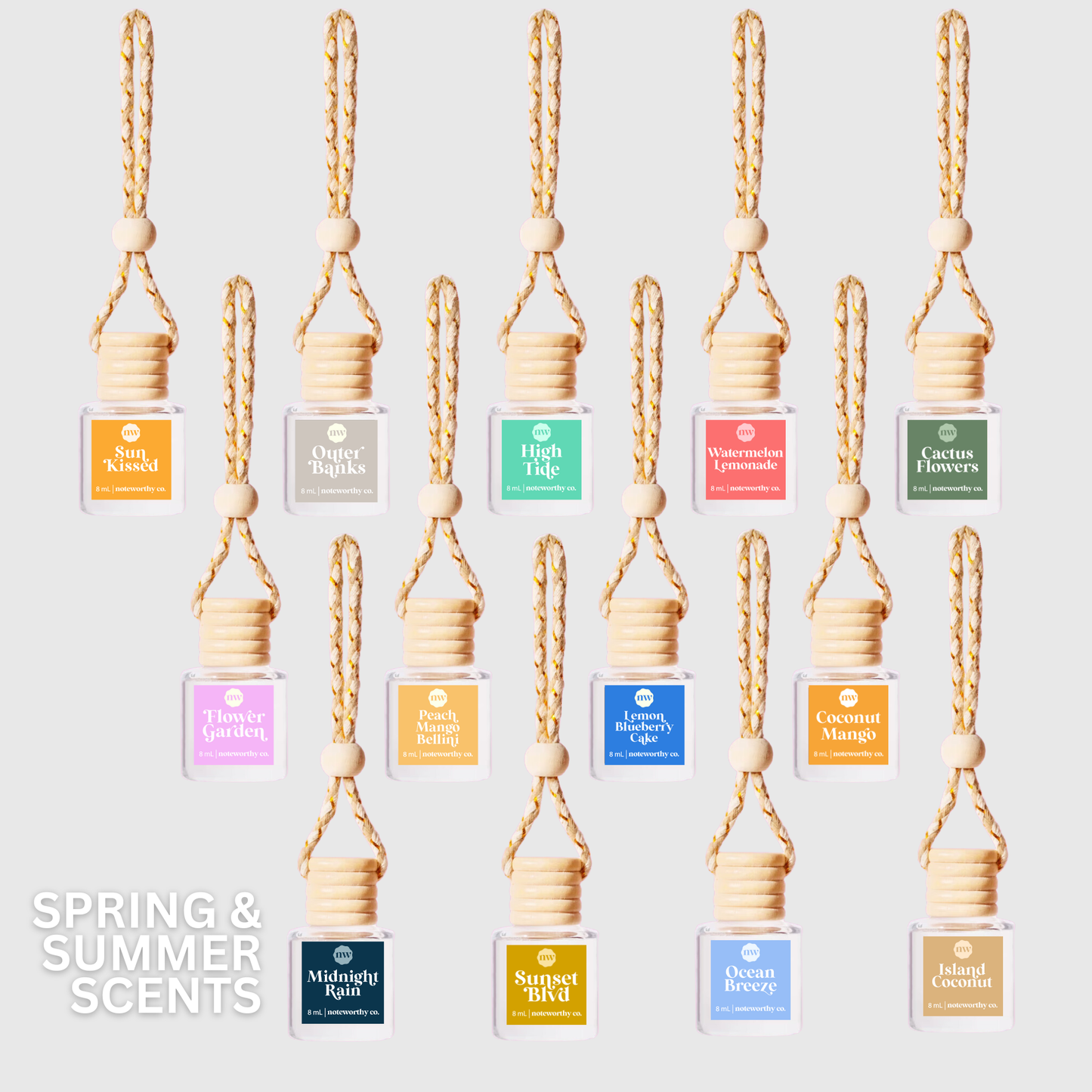 Car Diffusers | Spring & Summer Scents: Individual Mylar Bag / Uplift