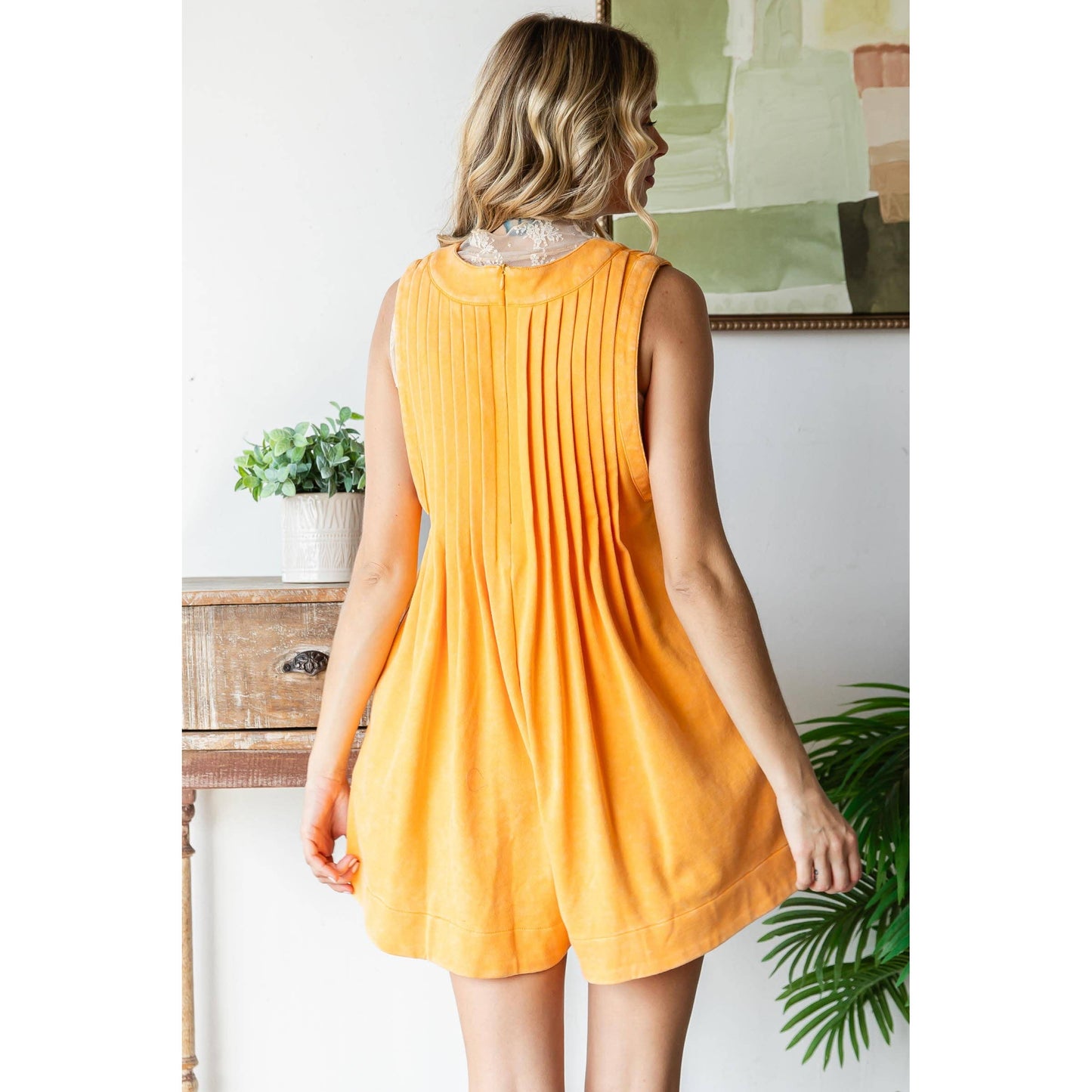 Lovely Laceup Romper