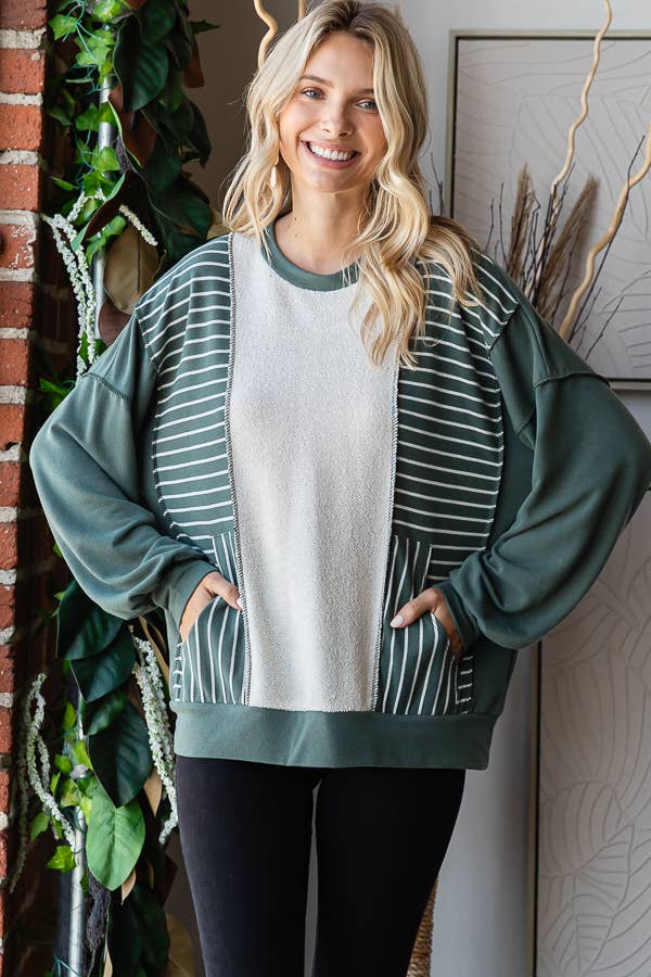 Colorblock Pullover