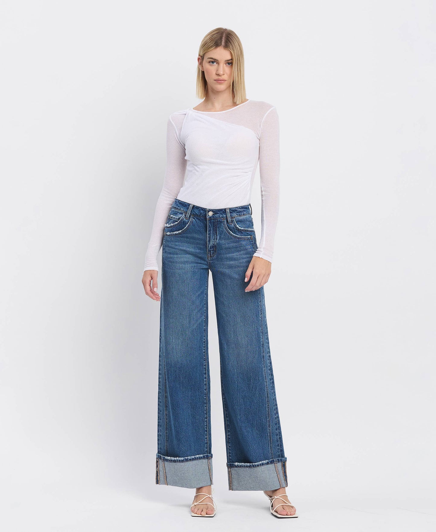 Wynona Wide Cuff Jean