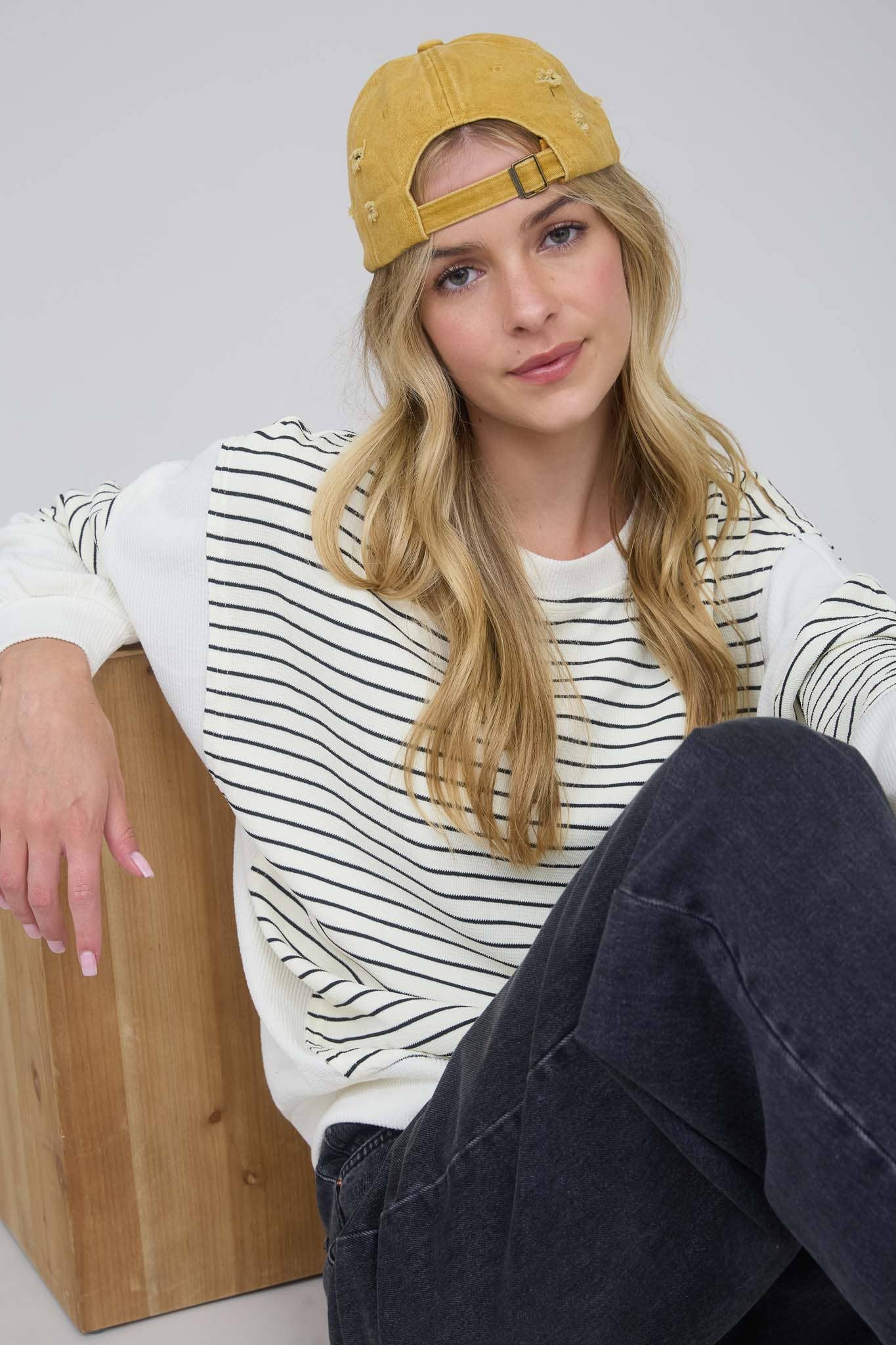 Living on the Edge Striped Top
