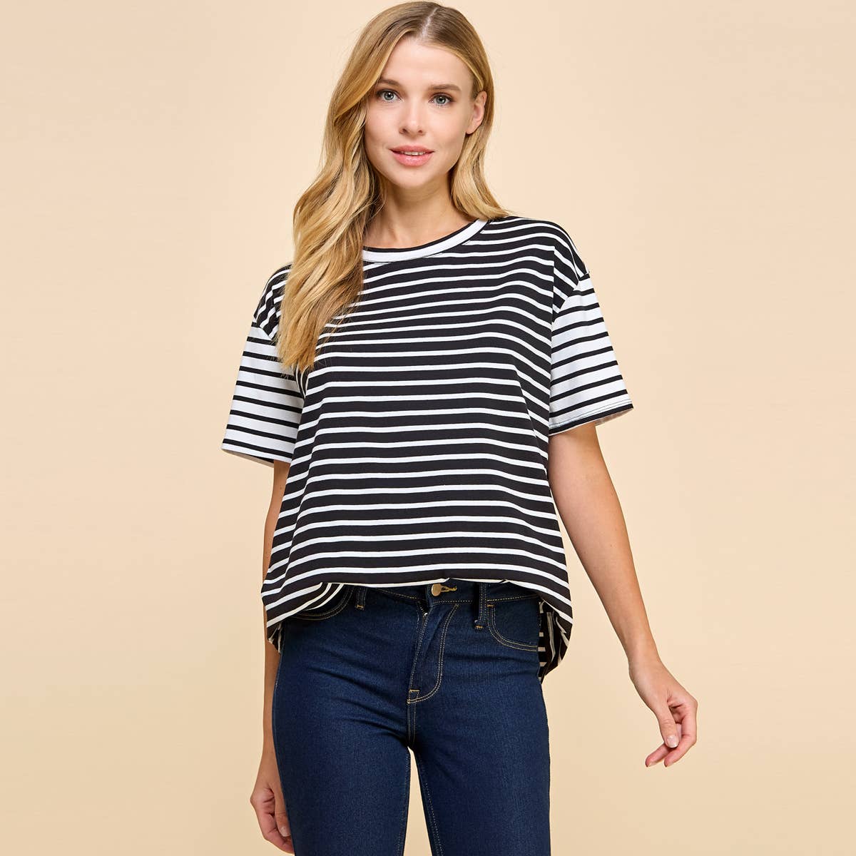 Around the Block Spring Top