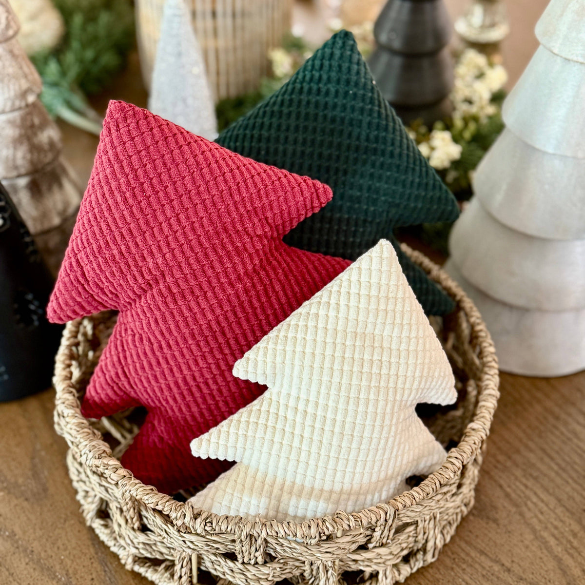 CF-3635 - Med. Cranberry Cross Cord Tree