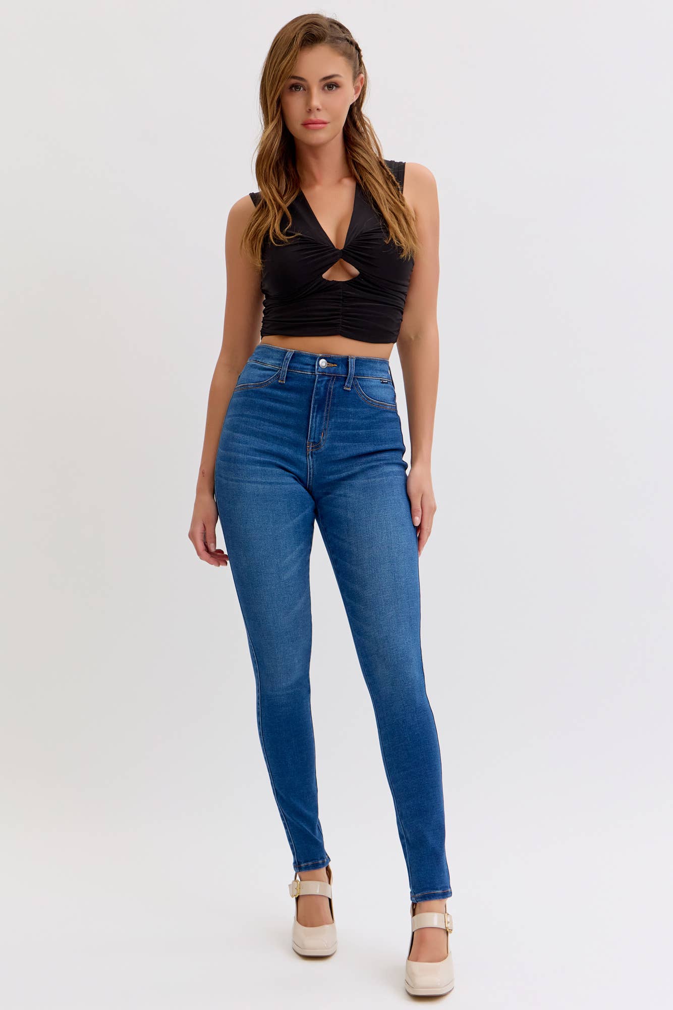 Meet me at the Patch Stretch Skinny Jeans