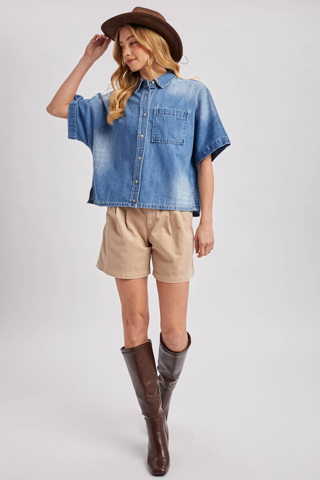 Denim & Daisies Button Up