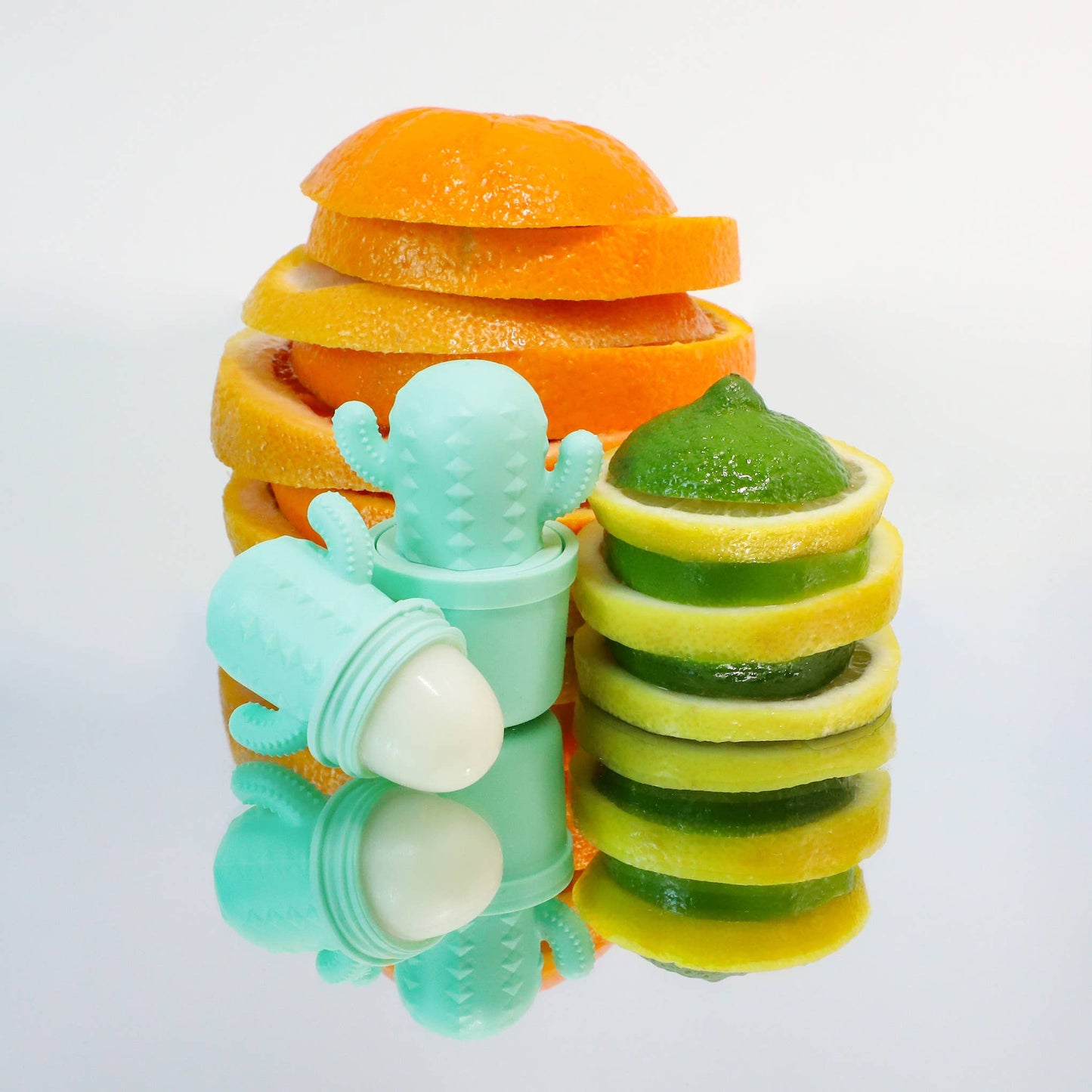 Teal Cactus Lip Balm 100% Natural SUMMER CITRUS