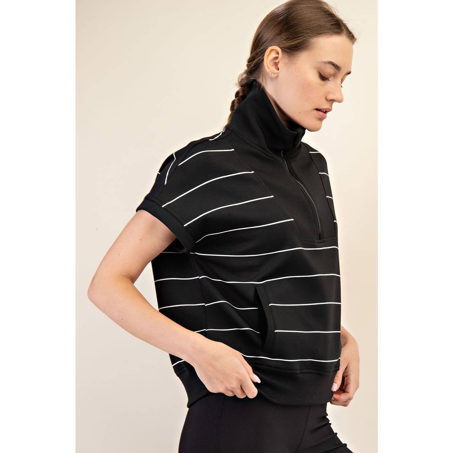 Nauti Girl SS Zip Top