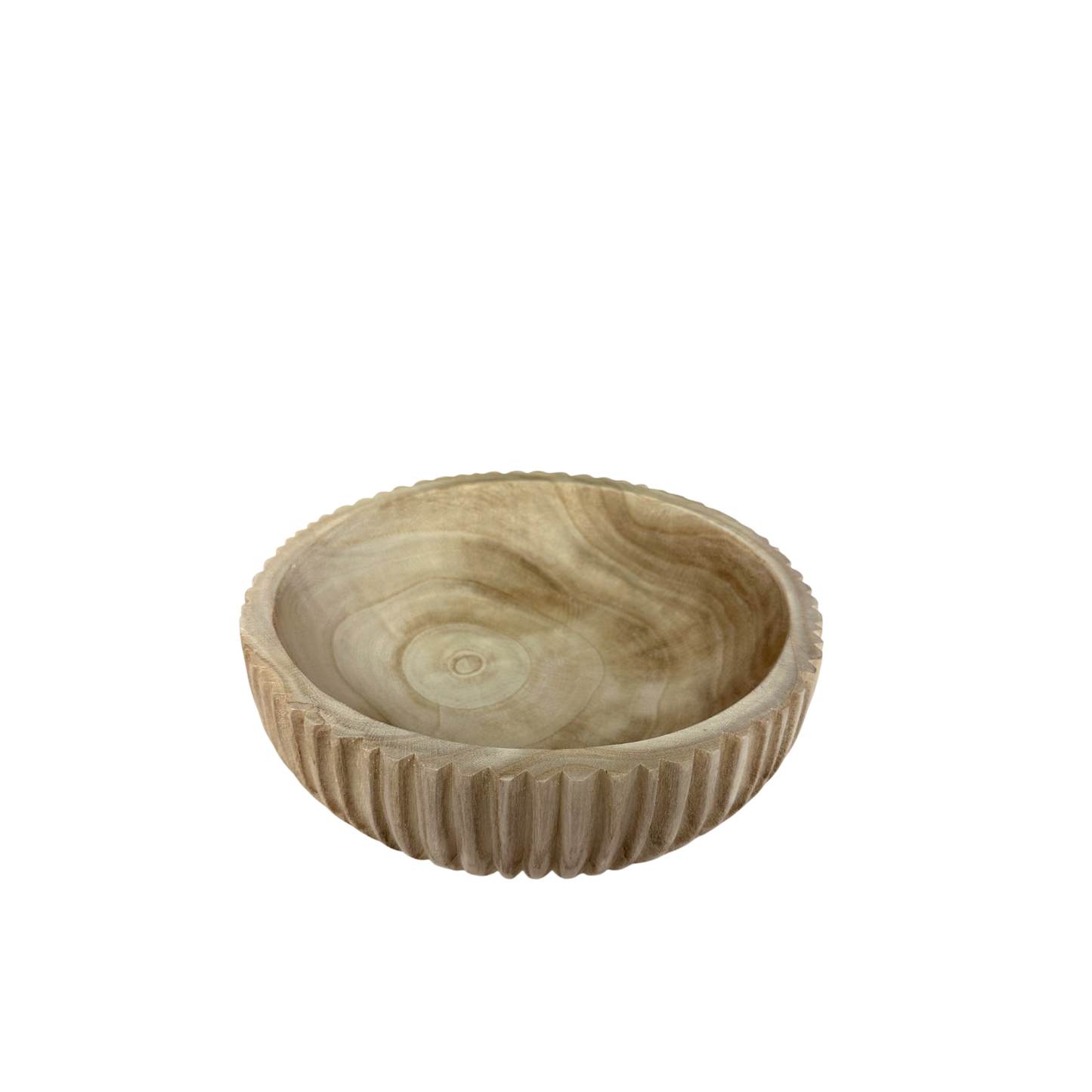 Natural Ribbed Bowl