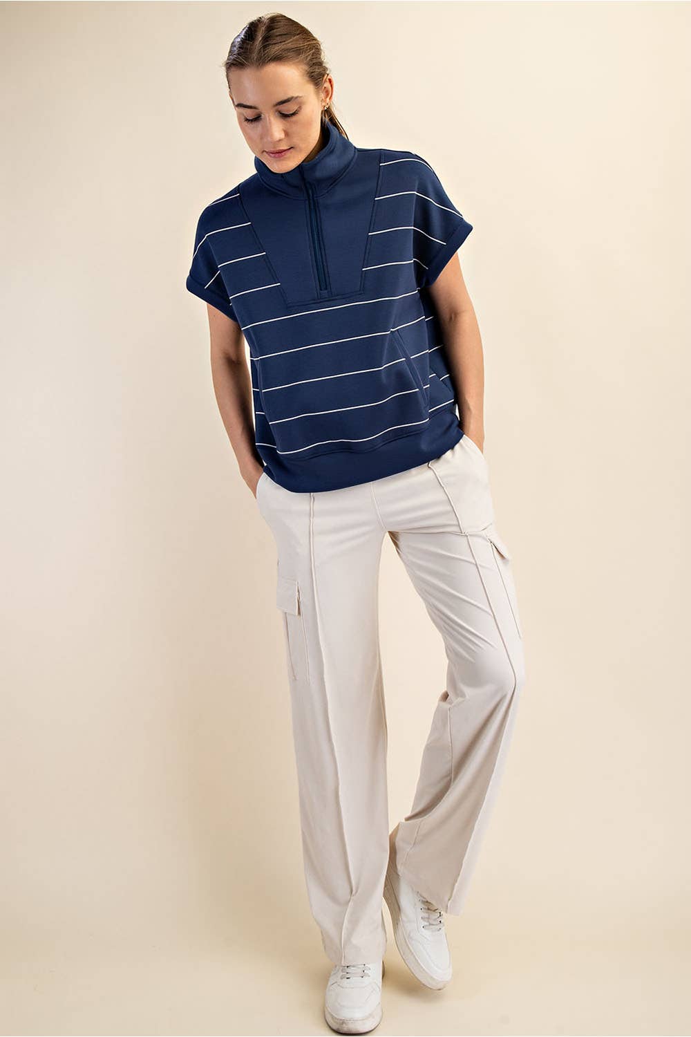 Nauti Girl SS Zip Top