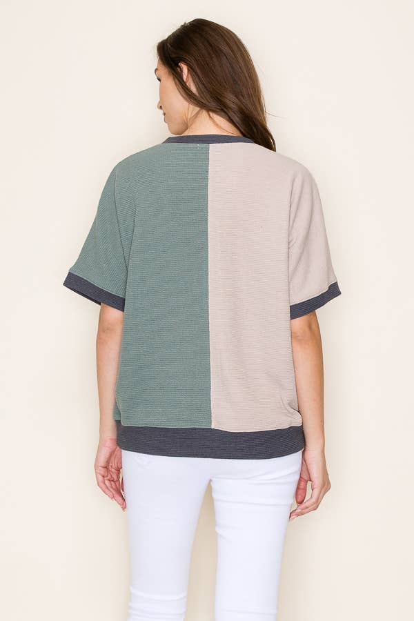 Rock the Block Short Sleeve Top