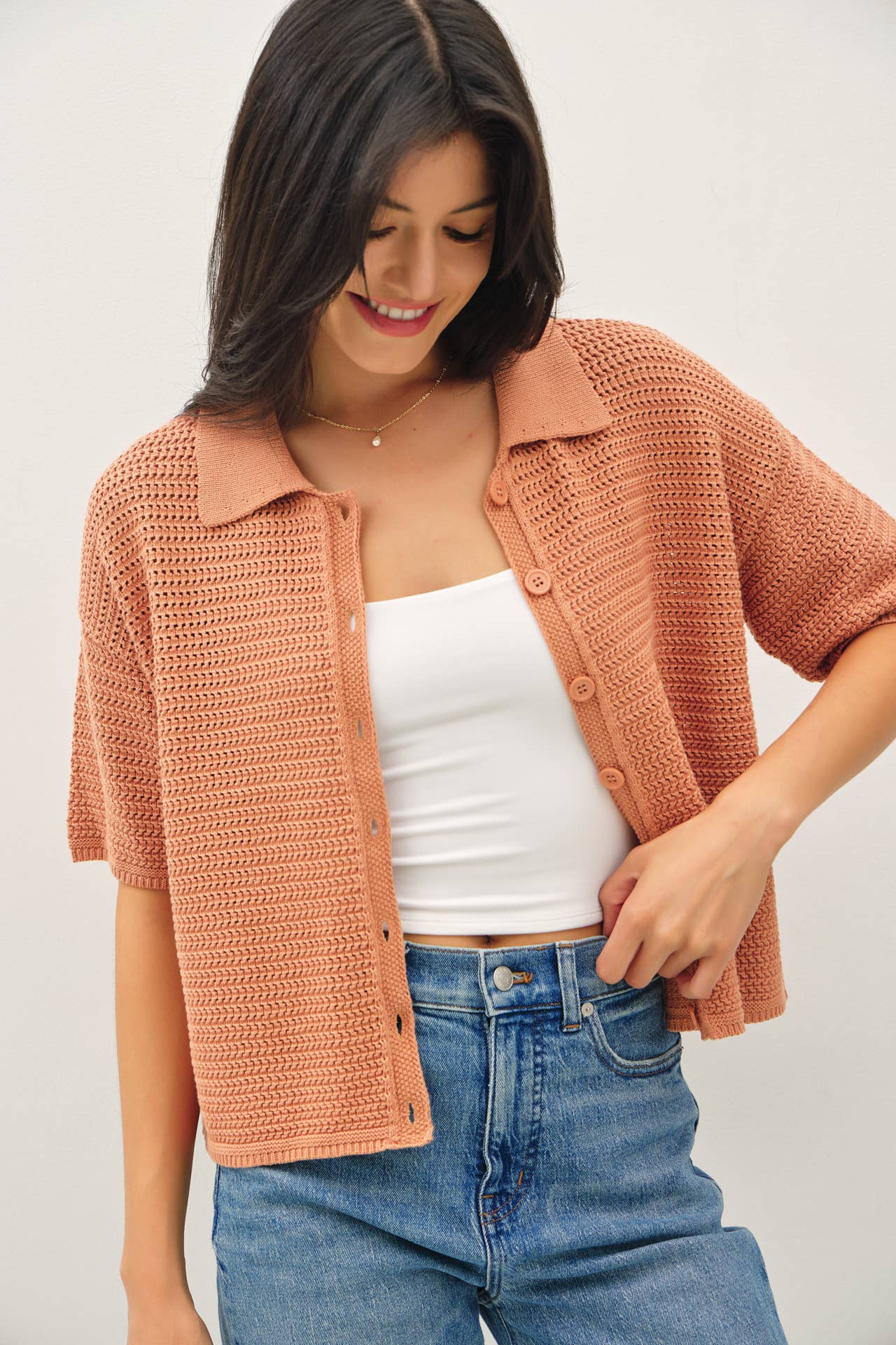 Cami Crochet Cardigan