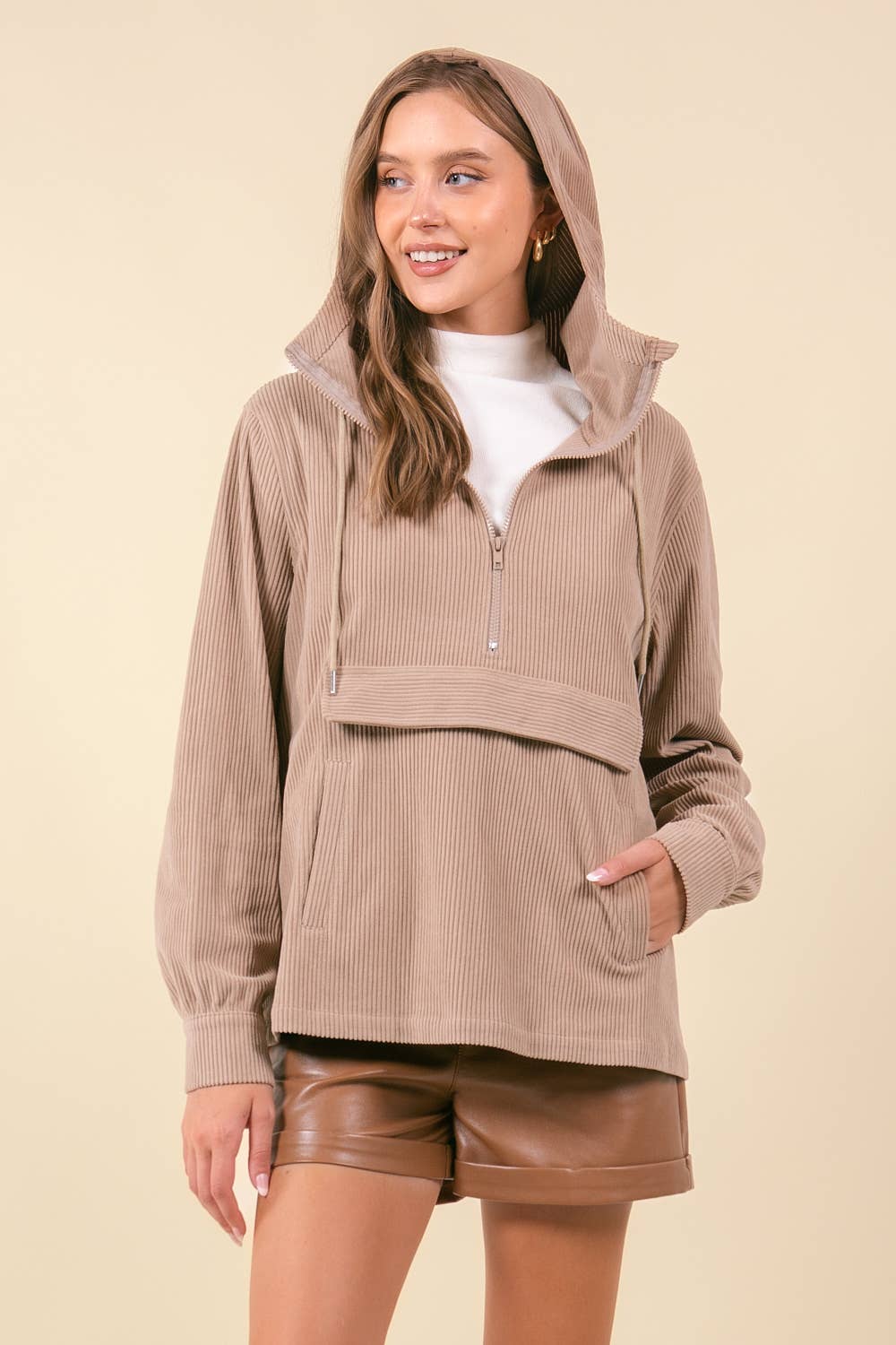 Falling for you Corded Pullover