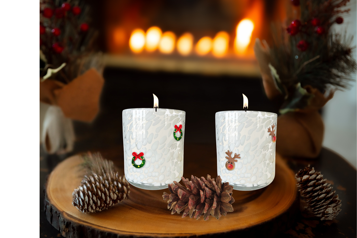 Reindeer Cookie Holiday Candle