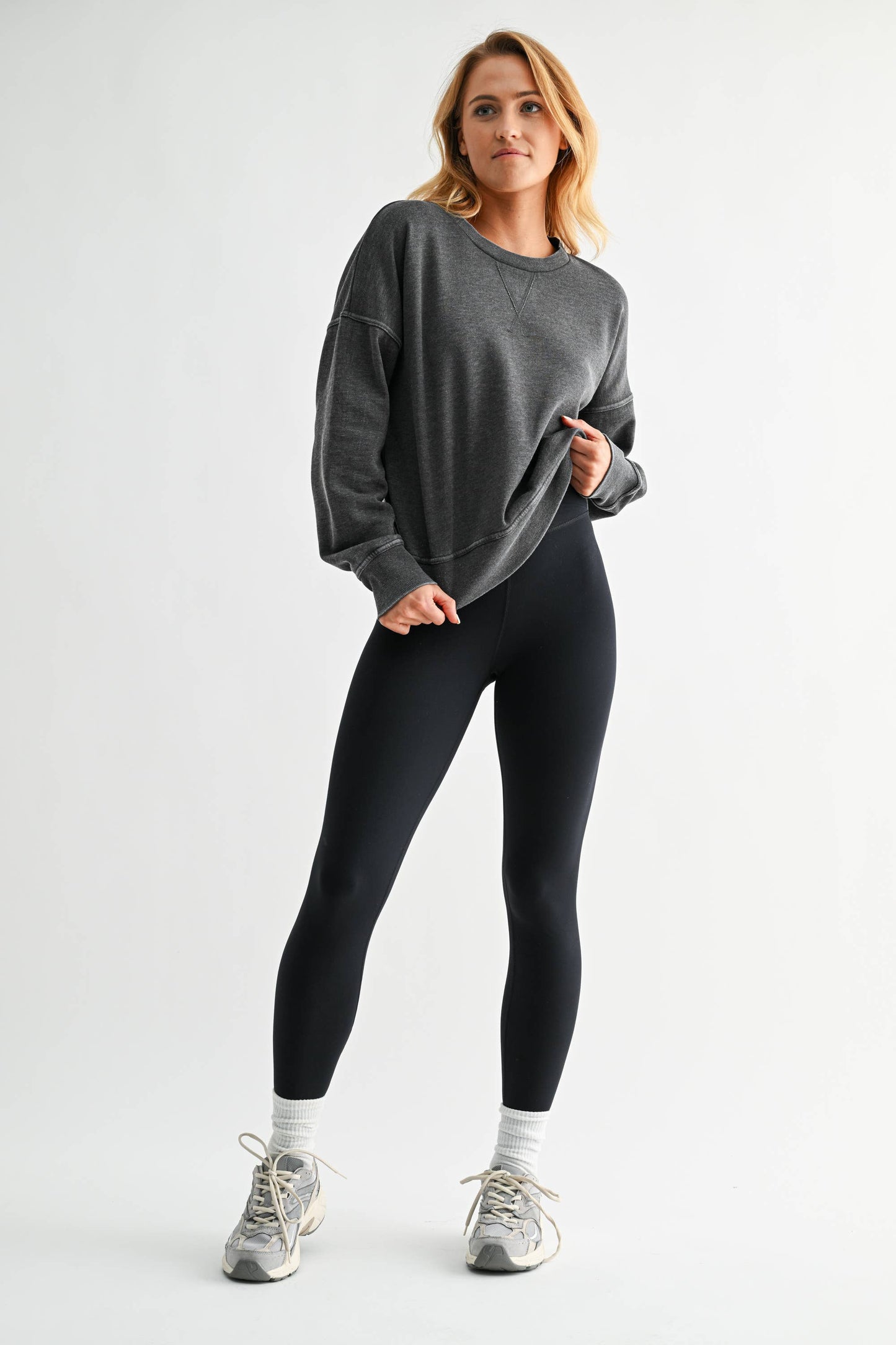 Burned Out Crewneck Sweater