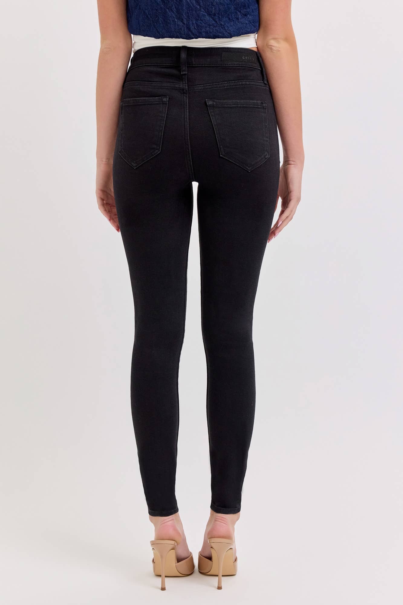 Blackest Black Stretch Skinny Jeans