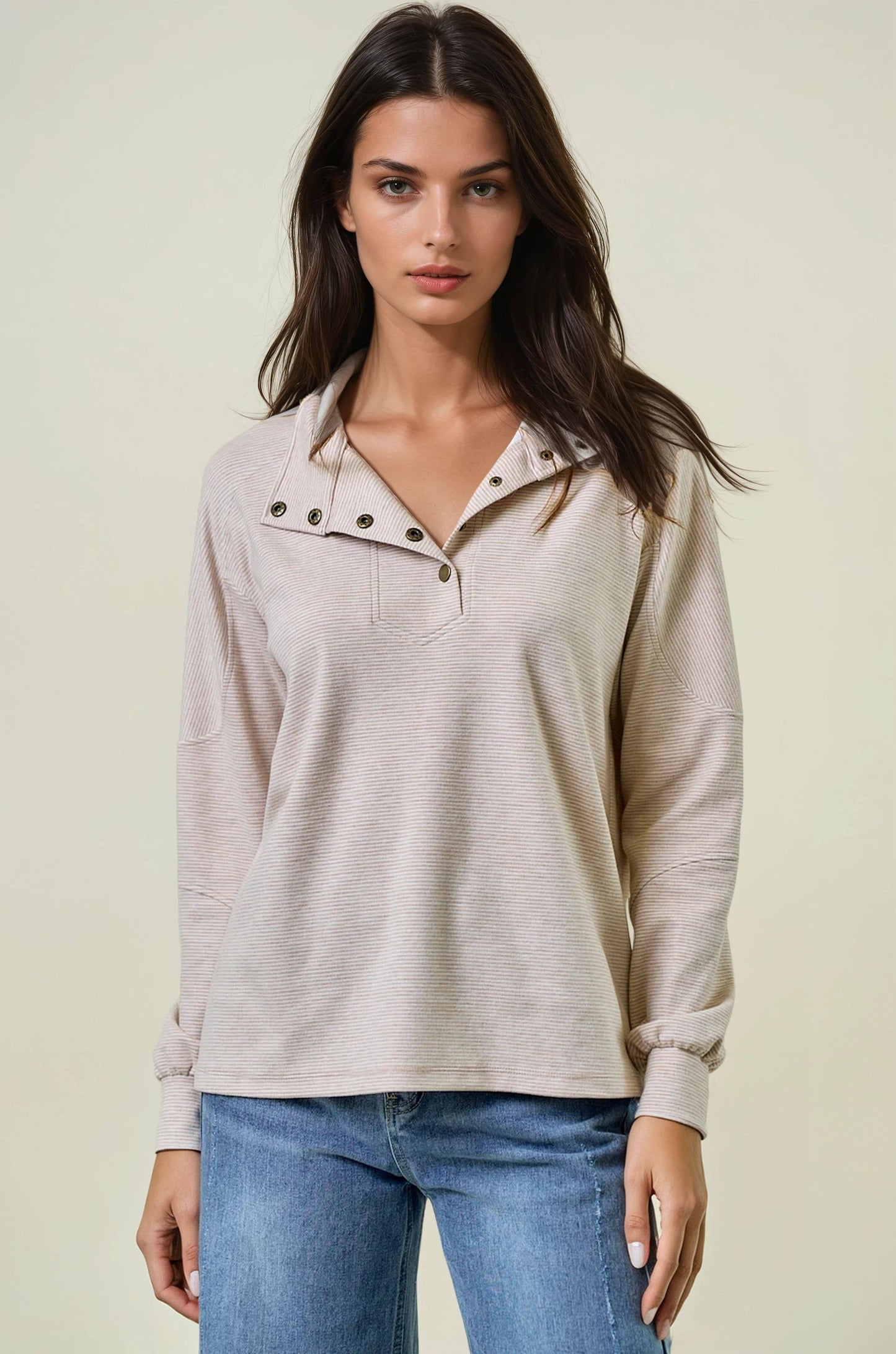 Lost in You Snap Pullover
