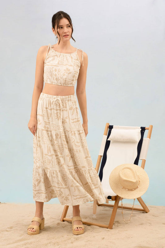 Beach Bound Midi Skirt
