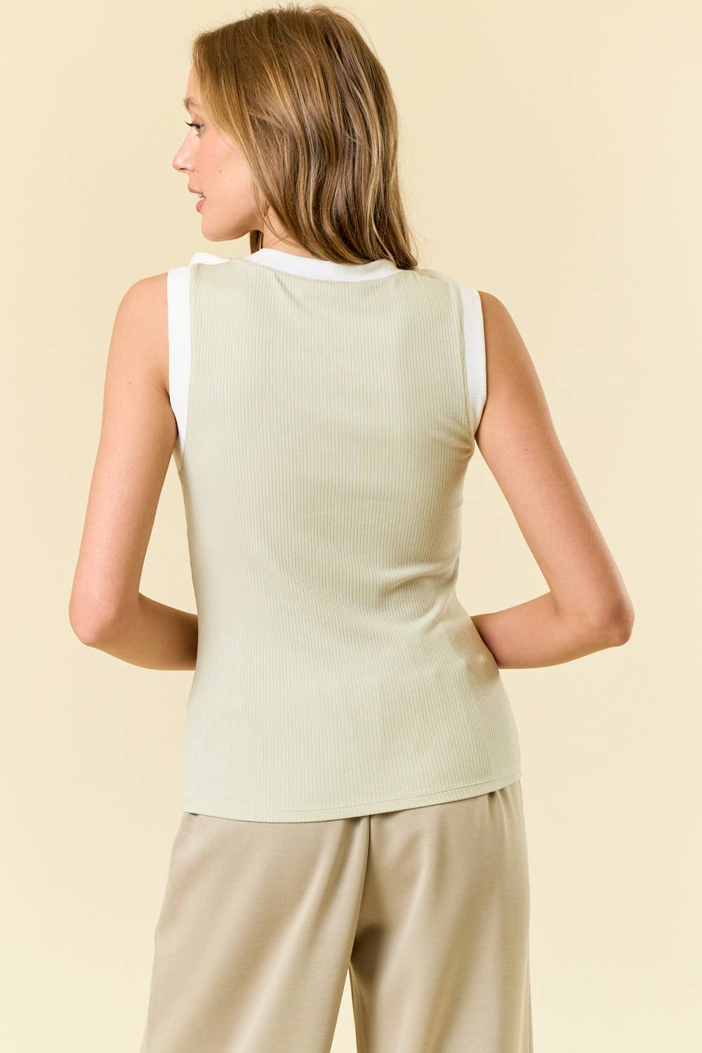 Pistachio Tie Tank