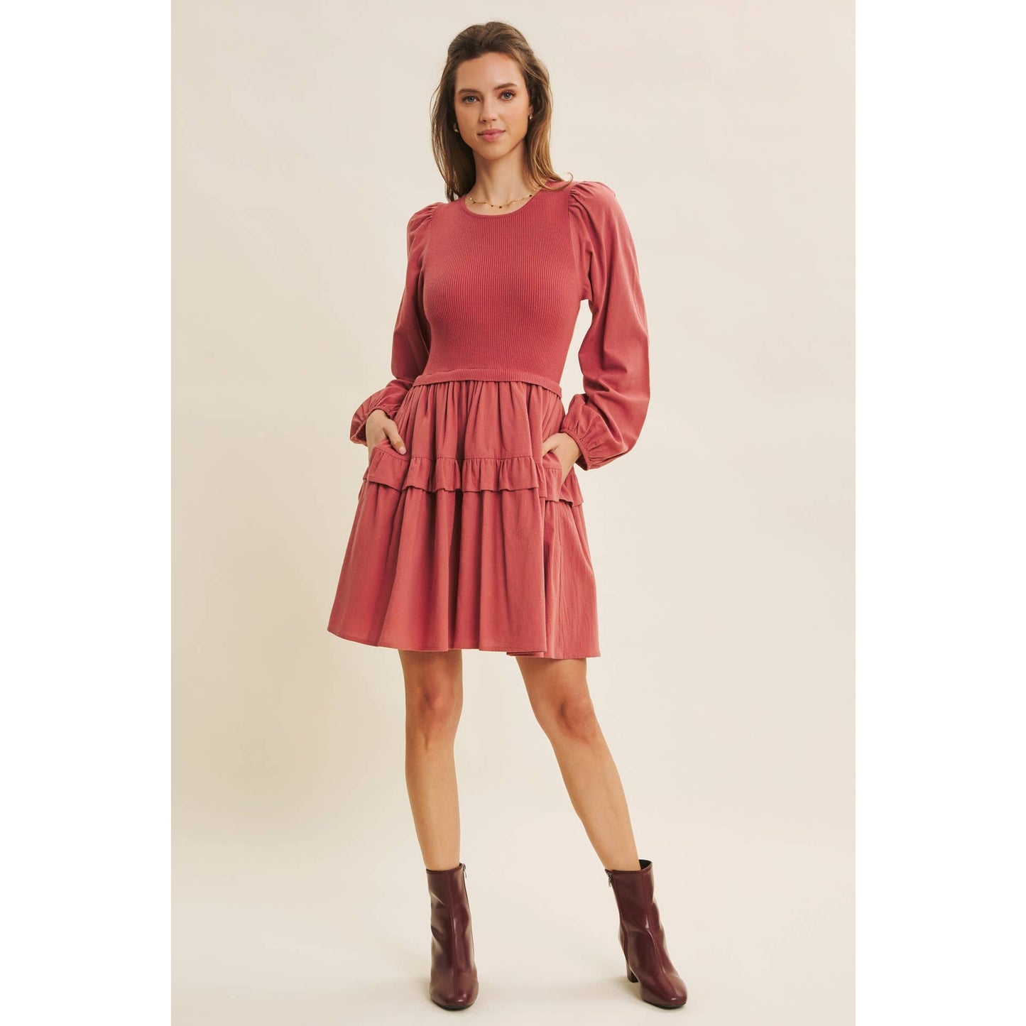 Twofer Sweater Dress
