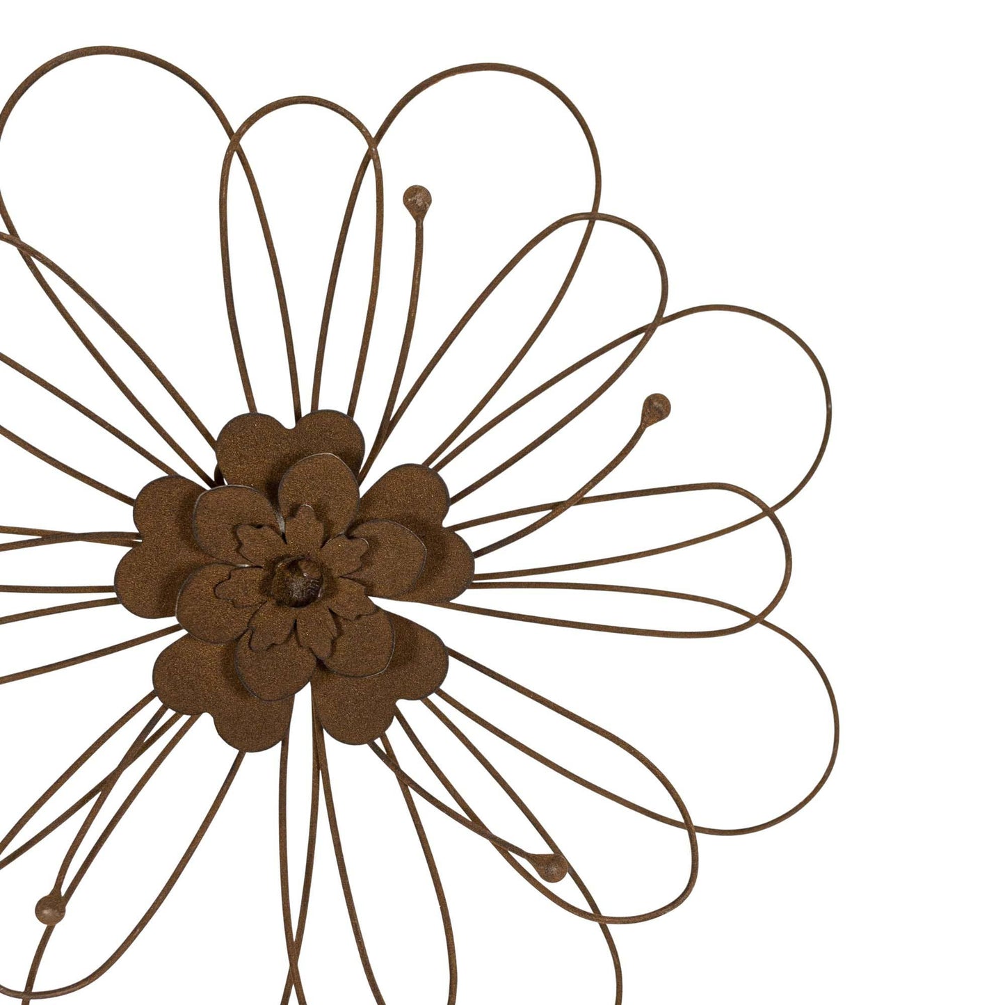 Poppy Metal Wall Flower