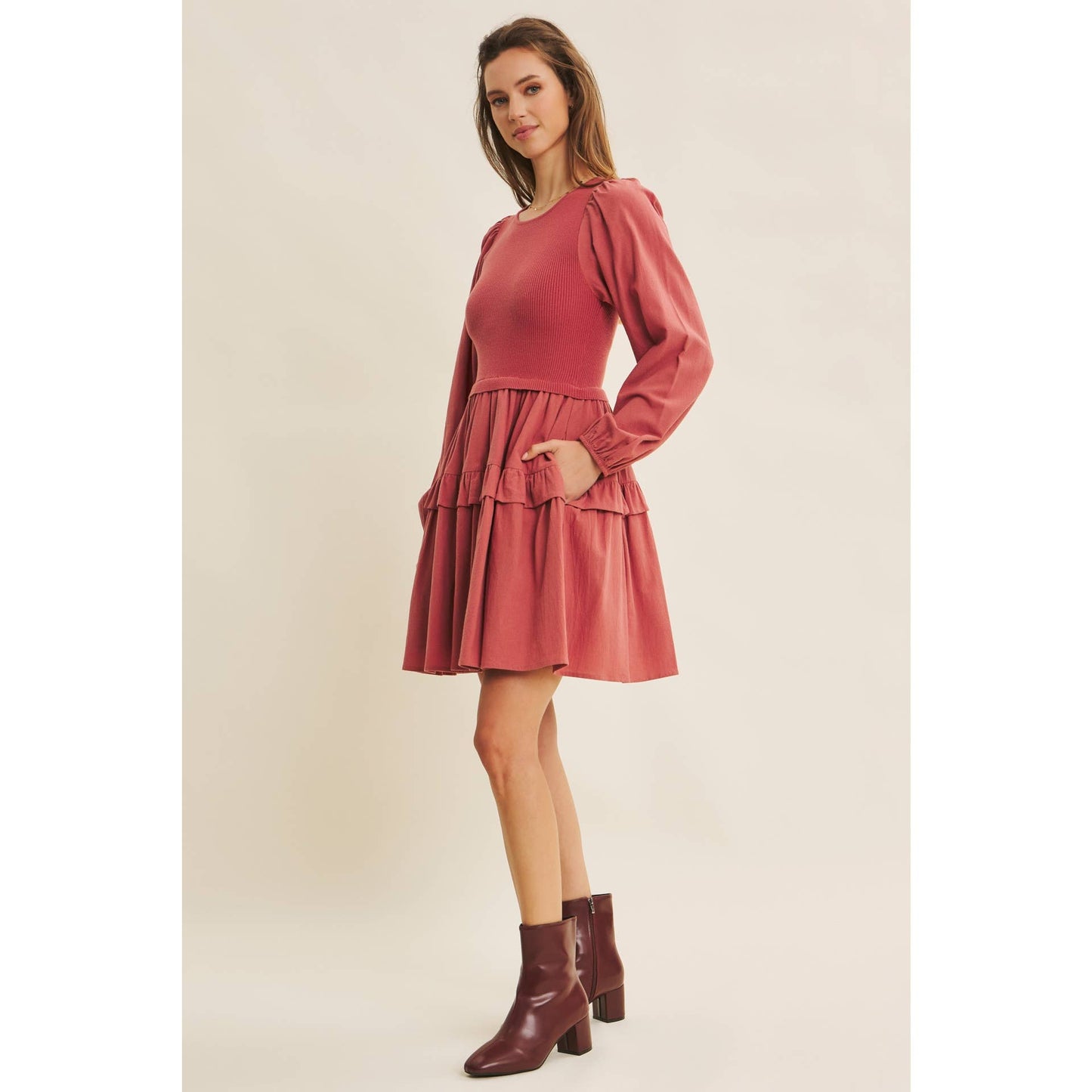 Twofer Sweater Dress